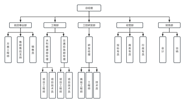 公司组织结构图